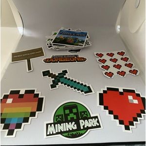 Minecraft Waterproof flask/laptop stickers
